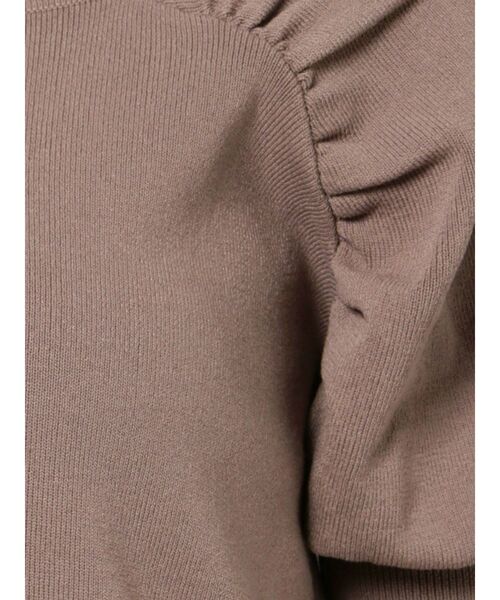 LAGUNAMOON(ラグナムーン)の「ギャザースリーブ2WAYニットプルオーバー(ニット/セーター・レディース・アイボリー/ラベンダー/モカ・FREE)」の19枚目の写真