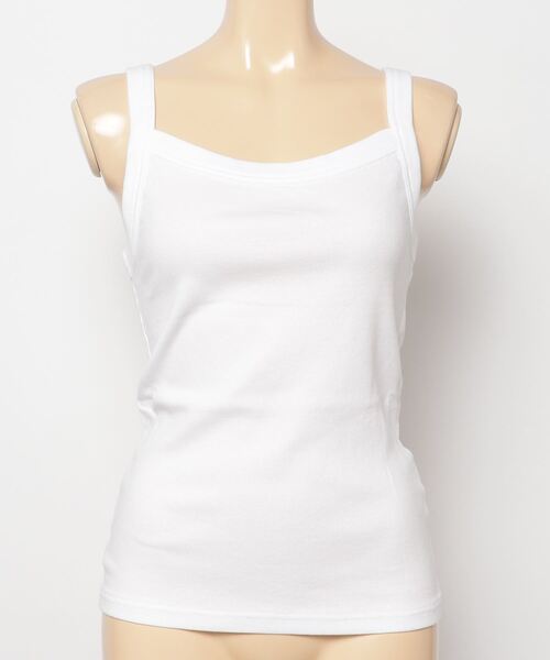 Banana Republic（バナナリパブリック）の「90'S タンクトップ（キャミソール・レディース・ホワイト/ブラック/イエロー/ホワイト×ネイビー・M/XS/S/L）」の5枚目の写真