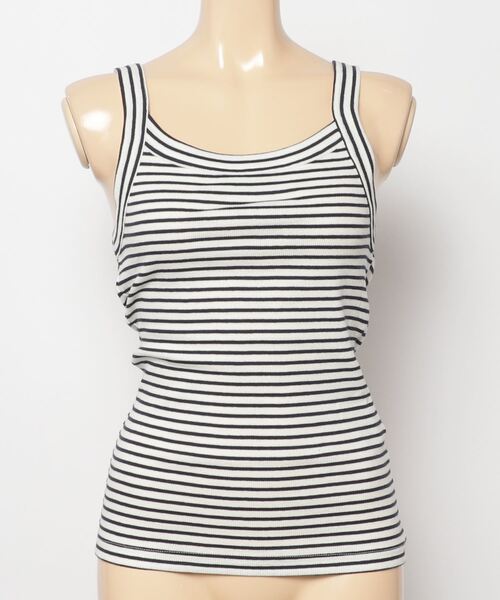 Banana Republic（バナナリパブリック）の「90'S タンクトップ（キャミソール・レディース・ホワイト/ブラック/イエロー/ホワイト×ネイビー・M/XS/S/L）」の6枚目の写真