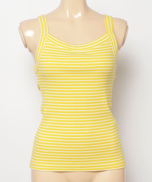 Banana Republic（バナナリパブリック）の「90'S タンクトップ（キャミソール・レディース・ホワイト/ブラック/イエロー/ホワイト×ネイビー・M/XS/S/L）」の8枚目の写真
