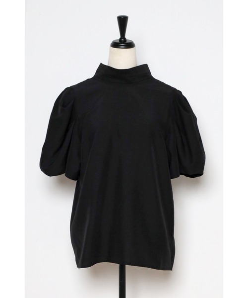 Bonjour Sagan（ボンジュールサガン）の「前後2wayハイネックボウタイブラウス（シャツ/ブラウス・レディース・オフホワイト/ブラック/ライトブルー・FREE）」の10枚目の写真