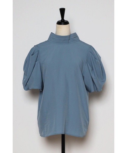 Bonjour Sagan（ボンジュールサガン）の「前後2wayハイネックボウタイブラウス（シャツ/ブラウス・レディース・オフホワイト/ブラック/ライトブルー・FREE）」の19枚目の写真