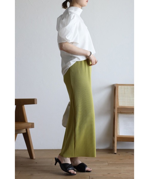 Bonjour Sagan（ボンジュールサガン）の「前後2wayハイネックボウタイブラウス（シャツ/ブラウス・レディース・オフホワイト/ブラック/ライトブルー・FREE）」の22枚目の写真