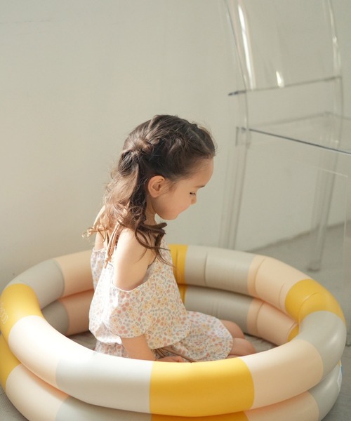 utatane(ウタタネ)の「キッズ水着 女の子 オフショルフリル(水着・キッズ・ピンク/パープル/イエロー・110cm/120cm/130cm)」の14枚目の写真