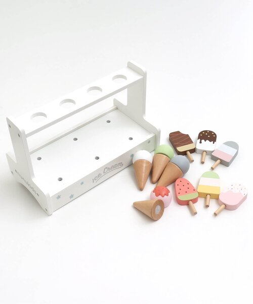 JUNK STORE（ジャンクストアー）の「F.O.TOY BOX アイスクリームセット【木のおもちゃ】（おもちゃ・キッズ・マルチ・FREE）」の4枚目の写真