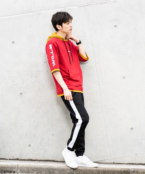Mac-House(マックハウス)の「EVANGELION エヴァンゲリオン ポンチ素材 ジョガーパンツ(その他パンツ・メンズ・ブラック/グレー・M/L/XL)」の4枚目の写真