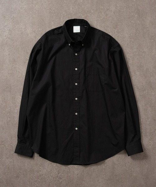 BRICK & SONS（ブリックアンドサンズ）の「オーバーサイズ ブロードシャツ＜ブラック＞（シャツ/ブラウス・メンズ・ブラック・LL/M/L）」の12枚目の写真