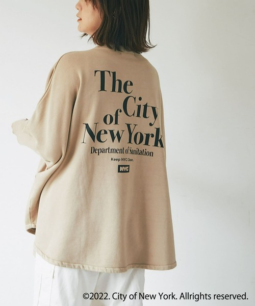 GOOD ROCK SPEED（グッドロックスピード）の「GOOD ROCK SPEED/NYC BIG WIDE SWEAT（Tシャツ/カットソー・レディース・ブラック/ベージュ/オフホワイト・FREE）」の14枚目の写真