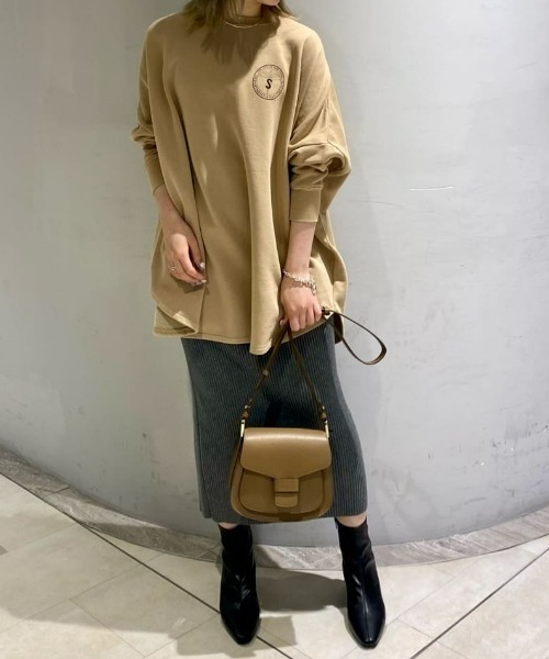 GOOD ROCK SPEED（グッドロックスピード）の「GOOD ROCK SPEED/NYC BIG WIDE SWEAT（Tシャツ/カットソー・レディース・ブラック/ベージュ/オフホワイト・FREE）」の21枚目の写真