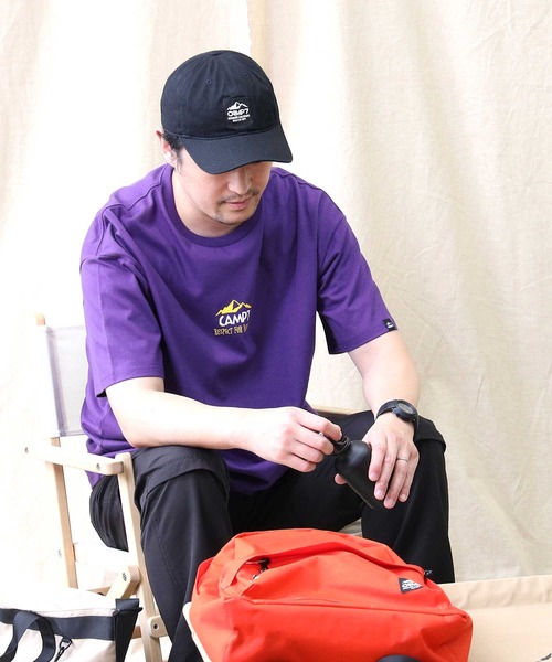 CAMP7（キャンプセブン）の「【CAMP7】グラフィックプリントＴシャツ（Tシャツ/カットソー・メンズ・パープル/ブラック/ホワイト・XL/L/M/S）」の22枚目の写真