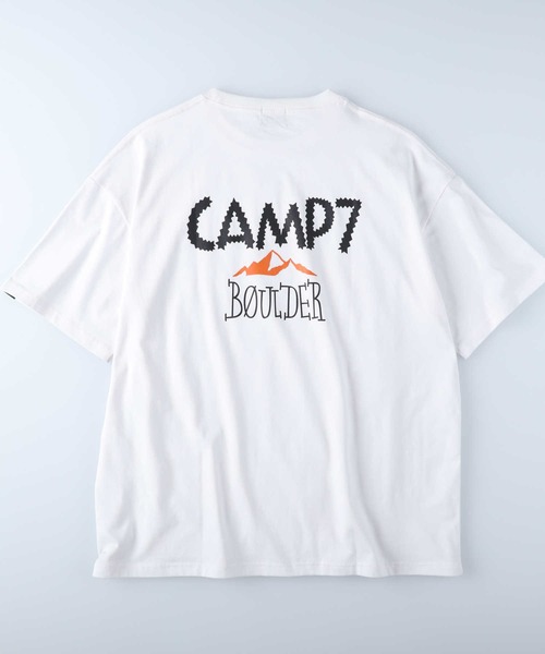 CAMP7（キャンプセブン）の「【CAMP7】グラフィックプリントＴシャツ（Tシャツ/カットソー・メンズ・パープル/ブラック/ホワイト・XL/L/M/S）」の10枚目の写真