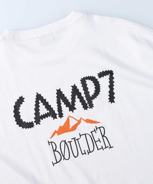 CAMP7（キャンプセブン）の「【CAMP7】グラフィックプリントＴシャツ（Tシャツ/カットソー・メンズ・パープル/ブラック/ホワイト・XL/L/M/S）」の12枚目の写真