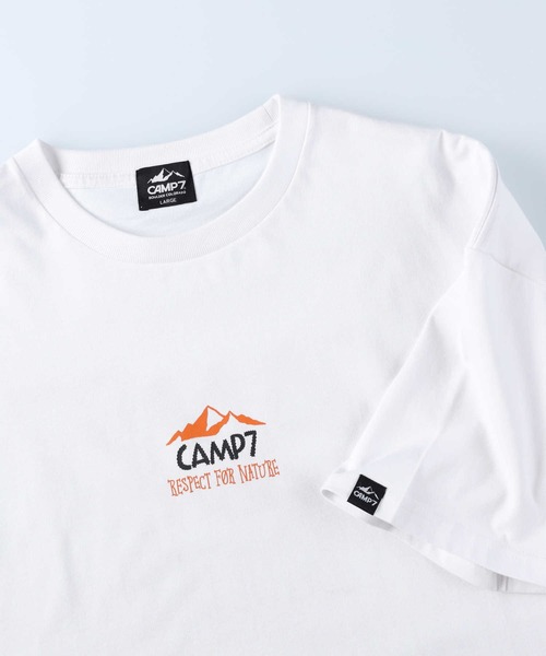 CAMP7（キャンプセブン）の「【CAMP7】グラフィックプリントＴシャツ（Tシャツ/カットソー・メンズ・パープル/ブラック/ホワイト・XL/L/M/S）」の13枚目の写真
