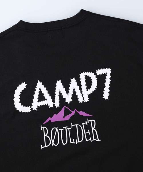 CAMP7（キャンプセブン）の「【CAMP7】グラフィックプリントＴシャツ（Tシャツ/カットソー・メンズ・パープル/ブラック/ホワイト・XL/L/M/S）」の16枚目の写真