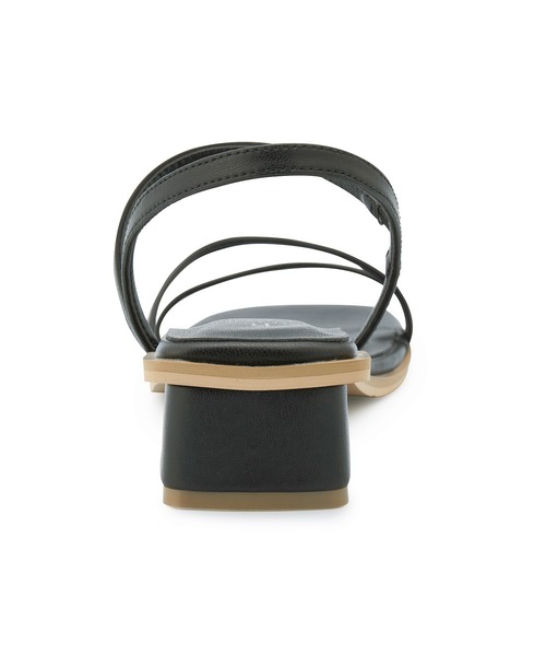 ROPE' PICNIC(ロペピクニック)の「スクエアトゥナローストリングブロックヒールミュール(サンダル・レディース・ブラック/グリーン/キナリ・23.5cm/24.5cm/23.0cm/24.0cm)」の5枚目の写真