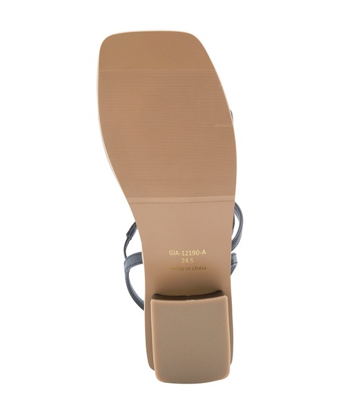 ROPE' PICNIC(ロペピクニック)の「スクエアトゥナローストリングブロックヒールミュール(サンダル・レディース・ブラック/グリーン/キナリ・23.5cm/24.5cm/23.0cm/24.0cm)」の8枚目の写真