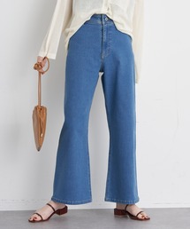 earth music&ecology | カンフィフィットワイドデニムパンツ(デニムパンツ)