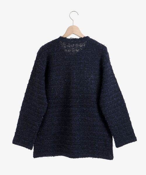 le.coeur blanc（ルクールブラン）の「ミックスヤーンツイードニットジャケット（その他アウター・レディース・ベージュ/ネイビー・38）」の20枚目の写真