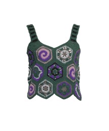 rurumu: キャミソール 新品 rurumu:（ルルムウ）の「rurumu:/ルルムウ/ghost motif crochet