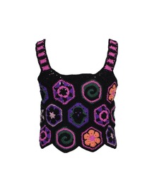 rurumu: キャミソール 新品 rurumu:（ルルムウ）の「rurumu:/ルルムウ/ghost motif crochet