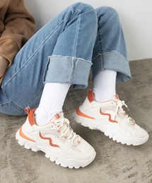 GeeRA | カラーライン厚底ダッドスニーカー(スニーカー)