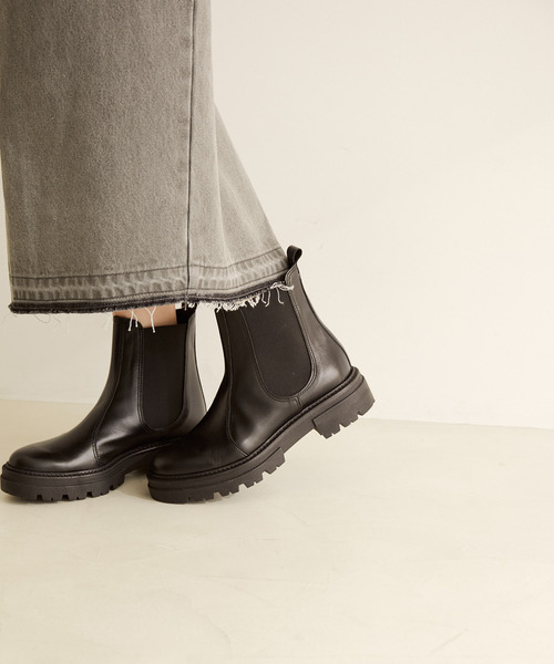eness（エネス）の「【ENESS（エネス）】[ご好評につき追加決定！]サイドゴアブーツ（ブーツ・レディース・ブラック/ベージュ・36/37/38）」の17枚目の写真