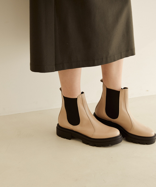 eness（エネス）の「【ENESS（エネス）】[ご好評につき追加決定！]サイドゴアブーツ（ブーツ・レディース・ブラック/ベージュ・36/37/38）」の18枚目の写真
