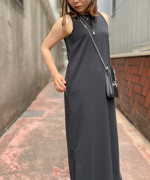 DROIT BELLO（ドロイトベロ）の「DROIT BELLO(ドロイトベロ) アメスリワンピース（ワンピース・レディース・ブラック/ダークグリーン系・F）」の10枚目の写真