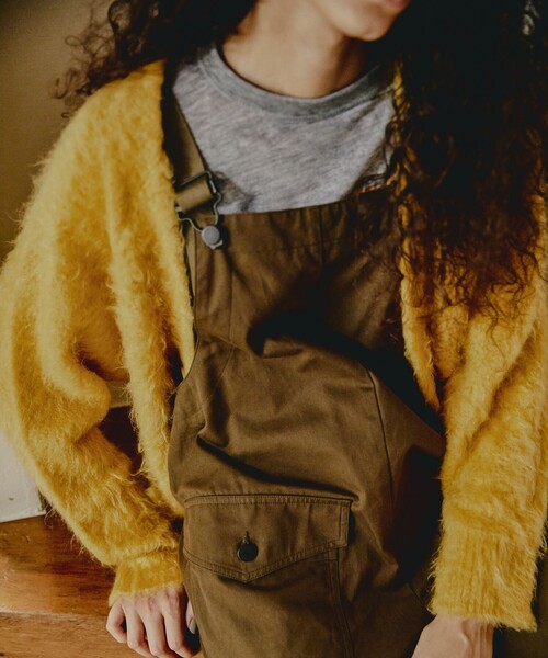 Freada（フリーダ）の「Freada/フリーダ シャギーニットカーディガン（カーディガン/ボレロ・レディース・ベージュ/オフホワイト/ピンク/イエロー/オレンジ・SMALL/MEDIUM）」の21枚目の写真