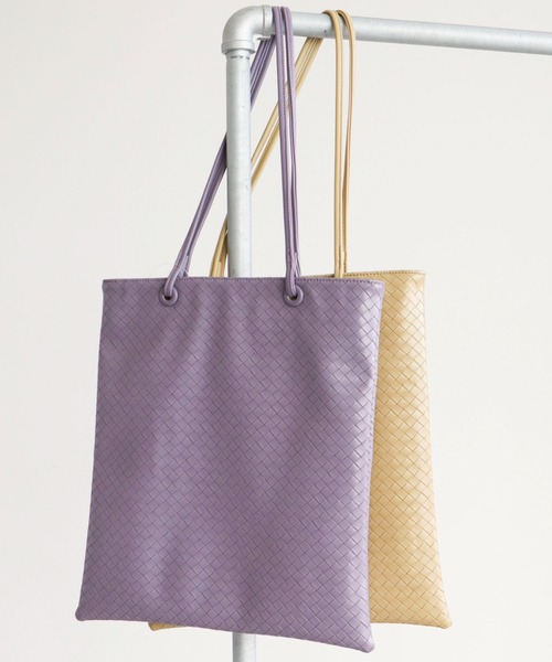 Green　Parks（グリーンパークス）の「合皮A4トート（トートバッグ・レディース・ブラック/パープル/その他6・FREE）」の3枚目の写真