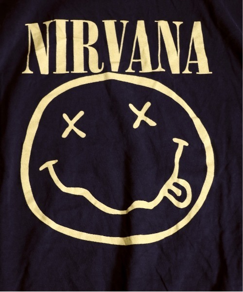 THRIFTY LOOK（スリフティールック）の「THRIFTY LOOK/スリフティールック THRIFTY"NIRVANA SMILE"TEE ニルヴァーナ スマイル バンドTシャツ バンT（Tシャツ/カットソー・メンズ・ブラック・LARGE/X-LARGE）」の6枚目の写真