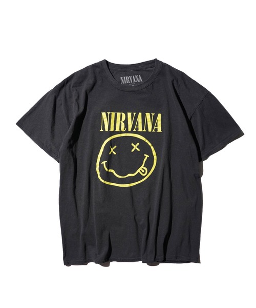 THRIFTY LOOK（スリフティールック）の「THRIFTY LOOK/スリフティールック THRIFTY"NIRVANA SMILE"TEE ニルヴァーナ スマイル バンドTシャツ バンT（Tシャツ/カットソー・メンズ・ブラック・LARGE/X-LARGE）」の12枚目の写真