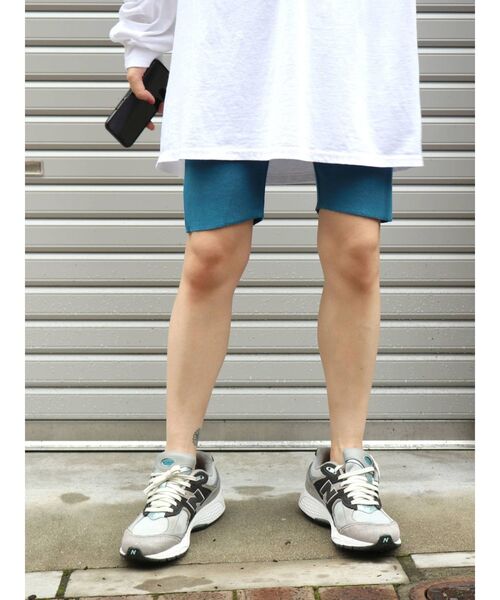 Ungrid（アングリッド）の「【WEB限定】テレコサイクルパンツ（その他パンツ・レディース・ブラック/ブルー/ボルドー・FREE）」の3枚目の写真