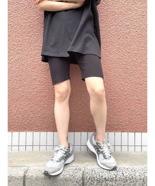 Ungrid（アングリッド）の「【WEB限定】テレコサイクルパンツ（その他パンツ・レディース・ブラック/ブルー/ボルドー・FREE）」の8枚目の写真