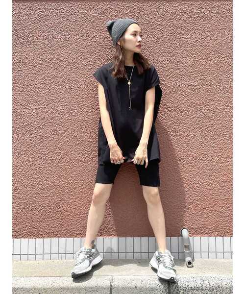 Ungrid（アングリッド）の「【WEB限定】テレコサイクルパンツ（その他パンツ・レディース・ブラック/ブルー/ボルドー・FREE）」の9枚目の写真