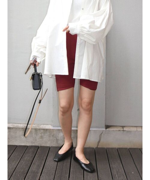 Ungrid（アングリッド）の「【WEB限定】テレコサイクルパンツ（その他パンツ・レディース・ブラック/ブルー/ボルドー・FREE）」の11枚目の写真