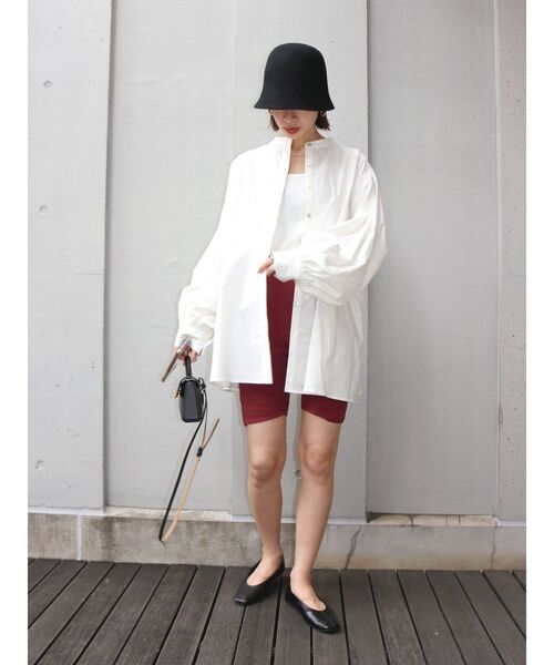 Ungrid（アングリッド）の「【WEB限定】テレコサイクルパンツ（その他パンツ・レディース・ブラック/ブルー/ボルドー・FREE）」の12枚目の写真