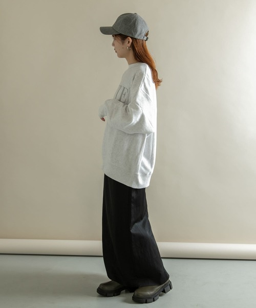 SMELLY(スメリー)の「メルトンキャップ(キャップ・レディース・グレー/キャメル・-)」の8枚目の写真