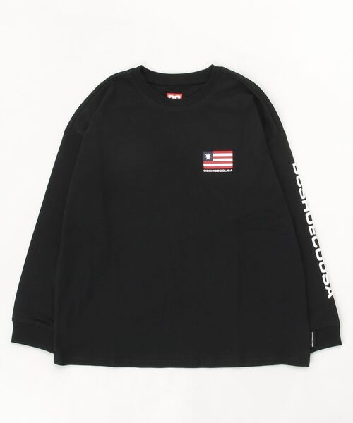 DC（ディーシー）の「DC/ディーシー キッズ ロンT YLT224530（Tシャツ/カットソー・キッズ・ブラック/ホワイト/ネイビー・130cm/160cm/150cm/140cm）」の5枚目の写真