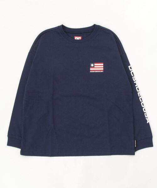 DC（ディーシー）の「DC/ディーシー キッズ ロンT YLT224530（Tシャツ/カットソー・キッズ・ブラック/ホワイト/ネイビー・130cm/160cm/150cm/140cm）」の6枚目の写真