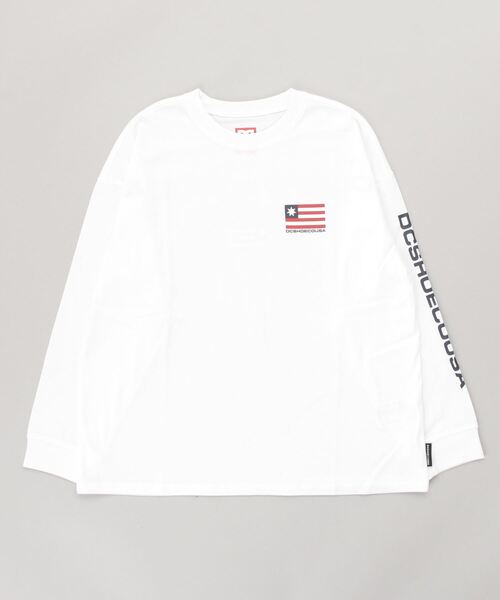 DC（ディーシー）の「DC/ディーシー キッズ ロンT YLT224530（Tシャツ/カットソー・キッズ・ブラック/ホワイト/ネイビー・130cm/160cm/150cm/140cm）」の4枚目の写真