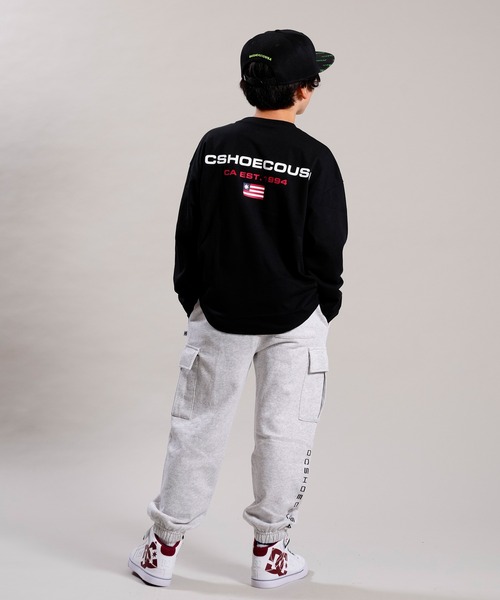 DC（ディーシー）の「DC/ディーシー キッズ ロンT YLT224530（Tシャツ/カットソー・キッズ・ブラック/ホワイト/ネイビー・130cm/160cm/150cm/140cm）」の16枚目の写真