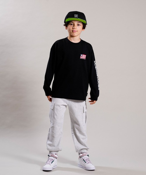 DC（ディーシー）の「DC/ディーシー キッズ ロンT YLT224530（Tシャツ/カットソー・キッズ・ブラック/ホワイト/ネイビー・130cm/160cm/150cm/140cm）」の18枚目の写真