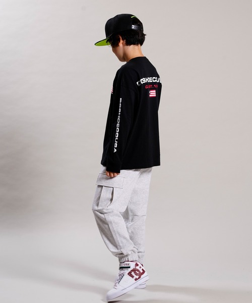 DC（ディーシー）の「DC/ディーシー キッズ ロンT YLT224530（Tシャツ/カットソー・キッズ・ブラック/ホワイト/ネイビー・130cm/160cm/150cm/140cm）」の17枚目の写真