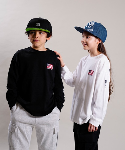 DC（ディーシー）の「DC/ディーシー キッズ ロンT YLT224530（Tシャツ/カットソー・キッズ・ブラック/ホワイト/ネイビー・130cm/160cm/150cm/140cm）」の12枚目の写真