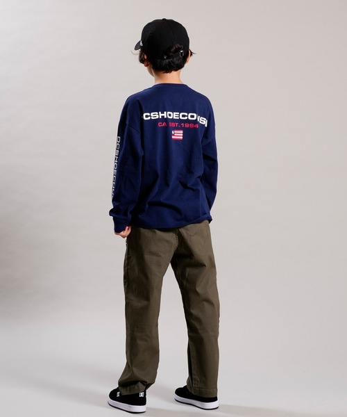 DC（ディーシー）の「DC/ディーシー キッズ ロンT YLT224530（Tシャツ/カットソー・キッズ・ブラック/ホワイト/ネイビー・130cm/160cm/150cm/140cm）」の19枚目の写真