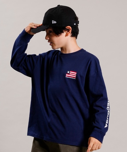 DC（ディーシー）の「DC/ディーシー キッズ ロンT YLT224530（Tシャツ/カットソー・キッズ・ブラック/ホワイト/ネイビー・130cm/160cm/150cm/140cm）」の21枚目の写真