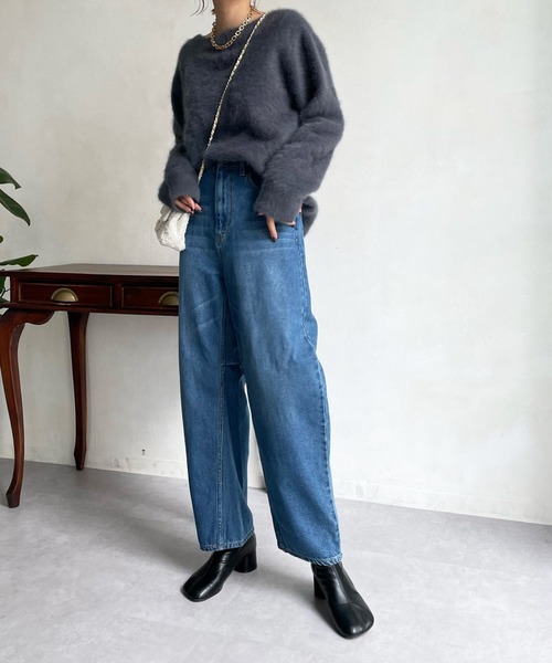 DouDou（ドゥドゥ）の「フォックスカシミヤ 2WAYプルオーバー