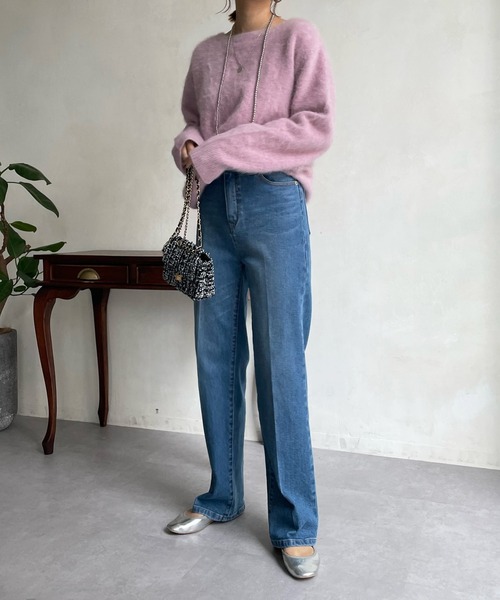 DouDou】フォックスカシミヤ 2WAYプルオーバーカーディガンWEST