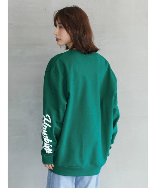 Green　Parks（グリーンパークス）の「【UNISEX】■STRANGER THINGS HAWKINSTIGERS（スウェット・レディース・グリーン・FREE）」の13枚目の写真